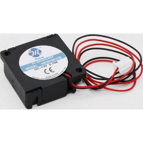 Thrive HB3010H12B Server Cooling Fan DC 12V 0.15A 30x30x10mm 2-wire