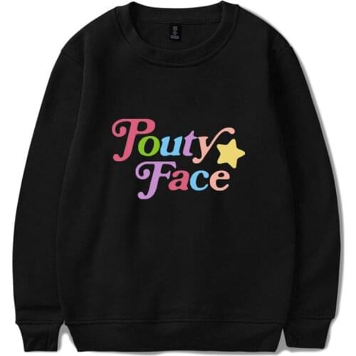 2020 Addison Rae Pouty Face New Hoodie Sweatshirt Harajuku Fashion Cotton Plus Polyester Fabric Hip-Hop Pullover Tracksuit Tops