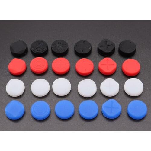 New 6 In 1 Silicone Thumbstick Grip Cap Joystick Analog Protective Cover Case For Sony PlayStation Ps Vita PSV 1000/2000 Slim