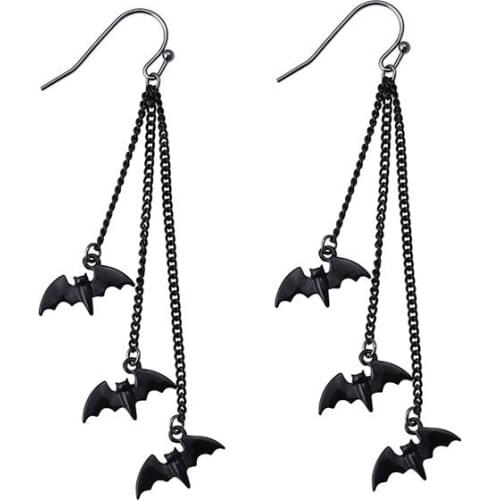2020 new design halloween bat necklace pendants for women jewelry men accessory gift