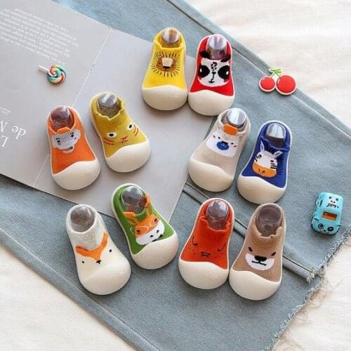 Baby Toddler Shoes Non-slip Animal Shoes Sock Boy Floor Shoes Foot Socks 10kinds Kids Animal Emboidered Socks Girl Leg Warmers