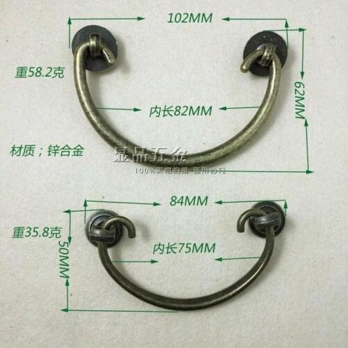 Special offer furniture component Hardware Accessories Semicircle handle Wooden drawer handles wholesale