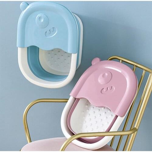 Wonderlife Foldable Bucket Foot Bath Bucket Bathroom Foot Wash Basin Laundry Buckets Portable Folding Water Container Large