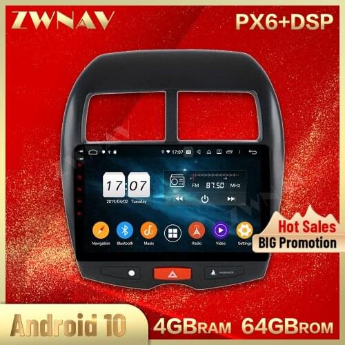 2 din Android 10.0 screen Car Multimedia player For MITSUBISHI ASX 2010-2018 video stereo Android GPS navi head unit auto stereo