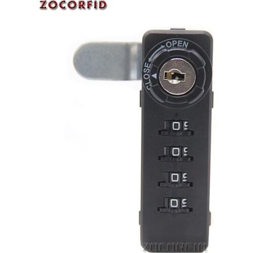 4-Digits Cam Lock Code Combination Keyless Post Mail Box Cabinet Black Password Lock