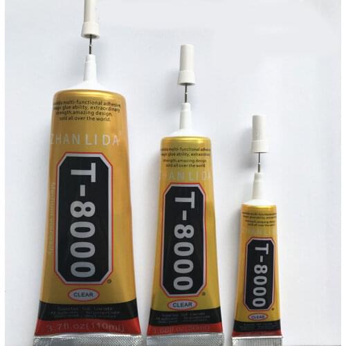 50ML Multi-Purpose T-8000 Adhesive Jewerly Craft Rhinestone Nail Gel DIY Phone Frame Fix Screen Glass Glue