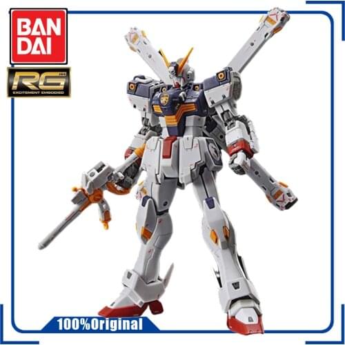 BANDAI RG 31 1/144 X1 CROSS BONE GUNDAM Assembly Model Action Toy Figures Gifts for Children
