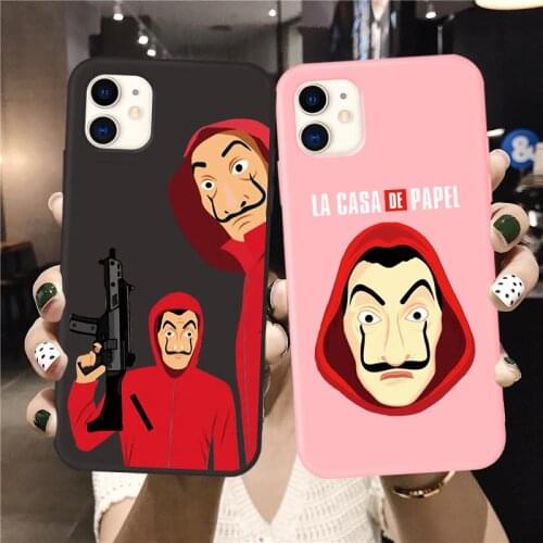 Spain TV Money Heist House Paper Phone Case For iPhone 12 11 Pro Max X XS MAX XR 7 6S 8 Plus SE 2020 soft La Casa de papel Cover