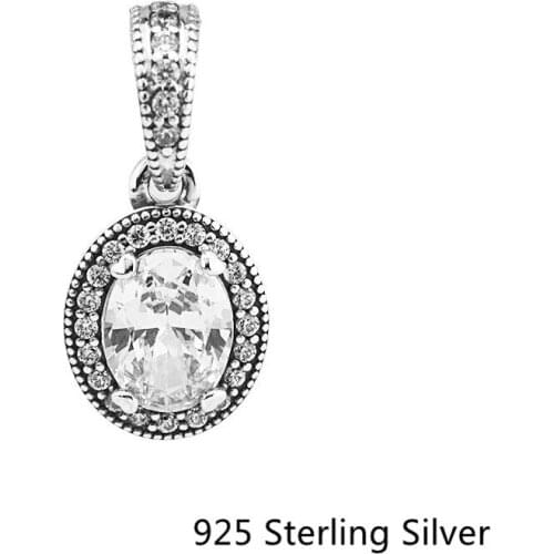 CKK Vintage Elegance Pendant 925 Sterling Silver Charms Beads Original Jewelry Making Fits For Bracelets