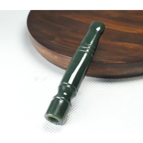 Natural Hetian Jade Cigarette Holder Men’s Jewelry Cigarette Filter Smoking Set Wholesale