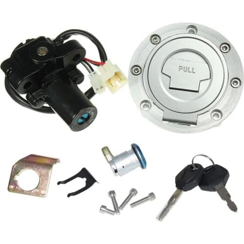 For Yamaha YZF R1 R6 R6S FZ6 FJR1300 Motorcycle Ignition Switch Lock Fuel Gas Cap Key Set 2005-2011