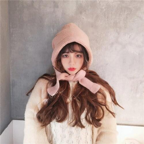 Fashions Knitted Earmuffs Winter Skullies Beanie Hats Causal Caps Keep Warm Winter Vintage Knit Collar Ears Wrap Fisherman Hats