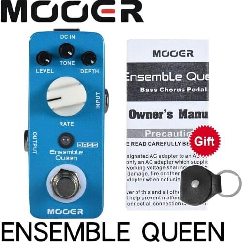 MOOER Chorus Effect Guitar Pedal Ensemble Queen Bass Chorus Guitar Effect Pedal True Bypass Guitar Parts & Accessories