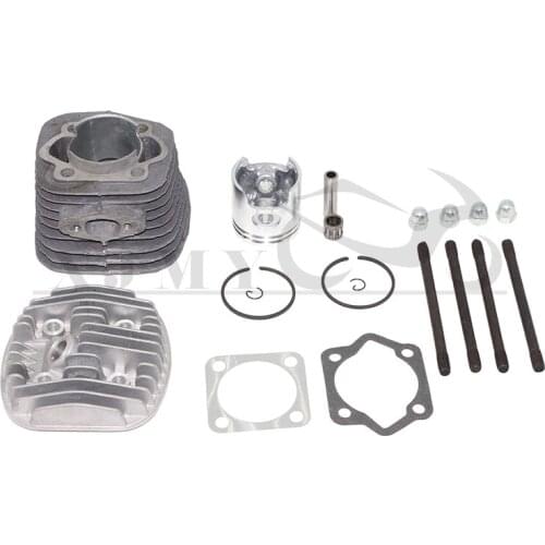 Square Cylinder Piston Kit For Regular 49cc 50cc Motorized Bike