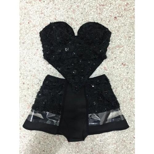 Super Rockstar Clothing Shiny split 3 pcs sets Rock Star Outfits DJ Singer Stage Musician Clothing