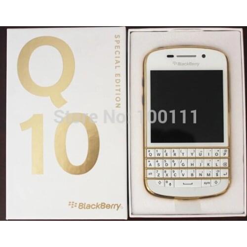 Q10 Original BlackBerry Q10 4G 3.1'' Dual core,Qwerty,Built-in 16GBROM,8MP free fast shipping