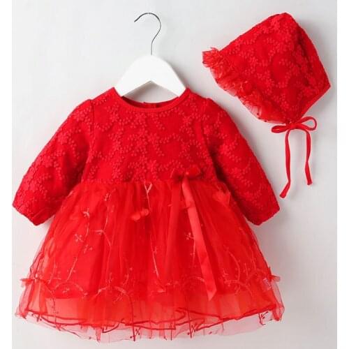 Princess Girls Dress Lace Long Sleeve Children Vestido Kids Clothes Toddler Girl Fall Clothes Flower Girl Dresses