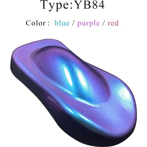YB84 Chameleon Pigments Acrylic Paint Powder Coating Chameleon Dye for Cars Arts Crafts Nails Decoration Painting Supplies 10g