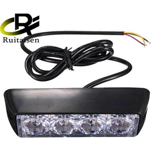 Ruitaisen Stroboscopes For Auto Side Mark lights Led Lights With Flash 4 leds Work light Motorcycle Headlight
