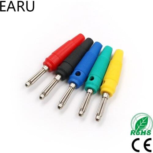 4MM Banana Plug Audio Speaker Connectors Amplifier Speaker Binding Post 4mm Banana Jack Plug For Cable Terminals