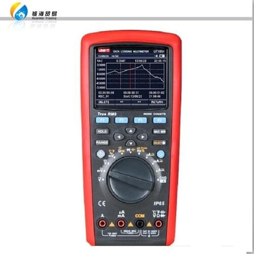Precise LCD Digital Universal Meter Multimeter Avometer Circuit Tester UNI-T UT181A True RMS data recording multimeter