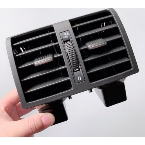 Black Center Console Rear AC Air Conditioning Outlet Vent 1TD819203A 1T0819203B For Caddy Touran 2004 2008 2010 2012 2015