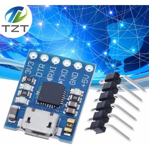 1pcs CP2102 MICRO USB to UART TTL Module 6Pin Serial Converter UART STC Replace FT232
