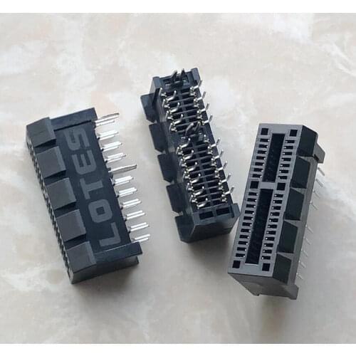 2PCS) Original X1 video card slot 36pin, 36 pin, 4-pin, straight in dip harpoon fixing pin