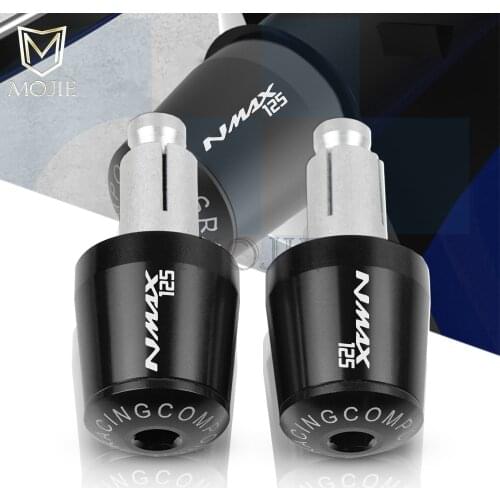 7/8" 22mm Motorcycle Handlebar Grips End Handle Bar Cap End Plug For YAMAHA NMAX N-MAX 125 NMAX125 2015-2019 2016 2017 2018