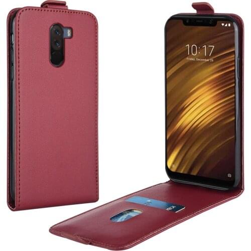 Flip Case for Xiaomi Pocophone F1 POCO F1 M1805E10A 6.18'' Leather Case for Xiaomi MI Poco F1 Cover Shell