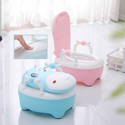 Baby potty toilet training toilet seat childrens pot kids portable urinal comfortable backrest cartoon cute children pot