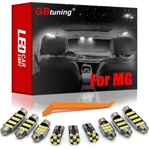 GBtuning Canbus LED Interior Light Kit For MG 3 5 6 7 ZT ZS ZR ZT-T ZTT Saloon Hatchback 350 Express Box GS X-Power TF AP11 Car