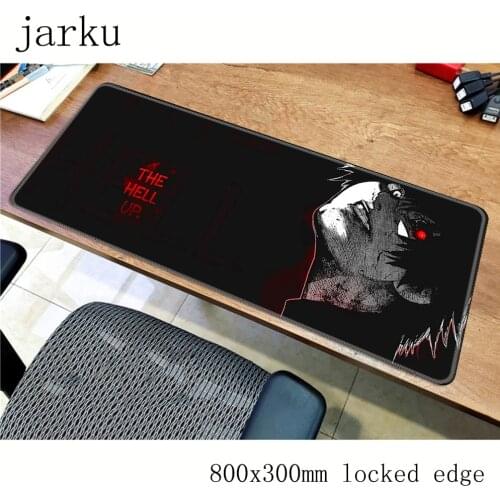 Tokyo Ghoul mousepad gamer 800x300X3MM gaming mouse pad large Beautiful notebook pc accessories laptop padmouse ergonomic mat