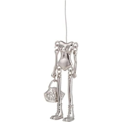 2017 Various Style Promotion Doll Necklace Alloy Assorted Naked Bodies DIY Accessories Silver Gold Black Colors Christmas gift