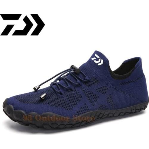 Daiwa Mens Fishing Shoes Outdoor Breathable Sports Shoes New Mesh Casual Fishing Shoes Womens Hiking Shoes DAIWA Fishing Shoes