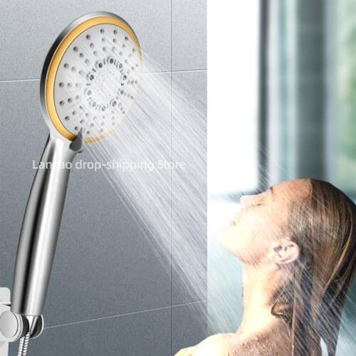 Set High Pressure Handheld Shower Head Detachable 3 Spray Settings Hand Held Shower Head With Hose Bracket