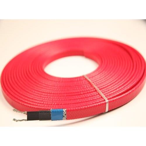 Heating Cable 230V 12MM 20W/M 65 C With Screen Shield Screening And Can Use In The Inside Water Pipe And Sewer