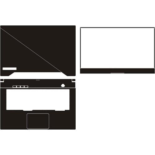 Carbon fiber Laptop Sticker Skin Decals Cover Protector for ASUS ROG Zephyrus G15 15.6" 2020