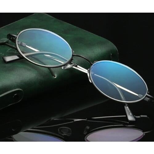 Reading Glasses Women Men Half Frame Readers Anti Blue Light Fashion Female Reading Glasses Half Moon Memory Alloy Frame