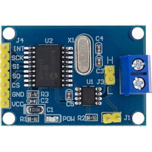 MCP2515 CAN Bus Module Board TJA1050 Receiver SPI For 51 MCU ARM Controller