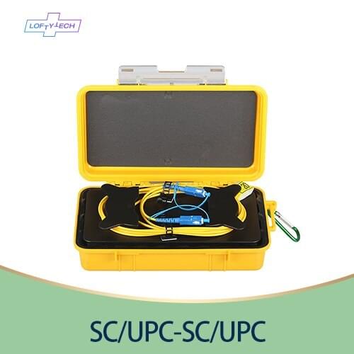 SC/UPC-SC/UPC OTDR Dead Zone Eliminator,Fiber Rings ,Fiber Optic OTDR Launch Cable Box 500M 1Km 2Km SM 1310/1550nm testor