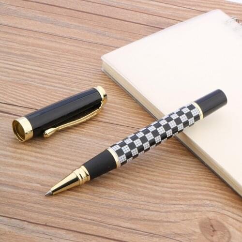 Jinhao 500 Black and White Chessboard M Rollerball Pen