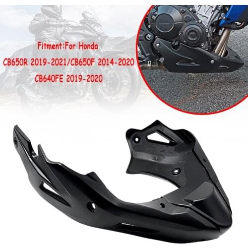 2019-2021 CB650R Belly Pan Engine Spoiler Lower Fairing Body Frame Panel Protector Bellypan For Honda CB650FE CB650F 2014-2020