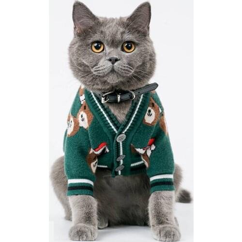 Winter Jacket Cat Costume Pets Clothes Dog Clothes Halloween Cat Sweater Cat Outfit Dog Sweater Autumn/Winter Coats & Jackets