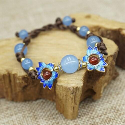 Bracelet for women new arrivals blue bangles charm bracelets fashion jewelry butterfly accessories wholesale retail BS48