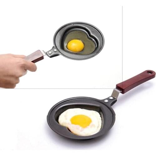 Pans 1 Pcs Non-Stick Egg Pancake Omelet Mini Fry Frying Pan Mini Cookware Black Mini Non Stick Blini Cookware