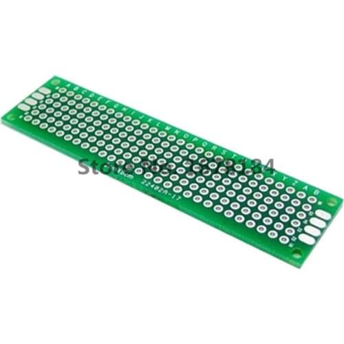 10pcs/lot 2*8CM Double Side Prototype PCB diy Universal Printed Circuit Board 2x8cm