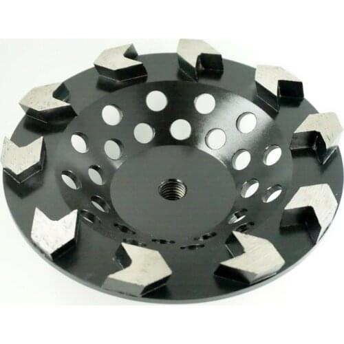 105mm 115mm 125mm 150mm 180mm Diamond cup wheel Arrow segmented for Fast Grinding Coarse 5/8"-11 M14 thread