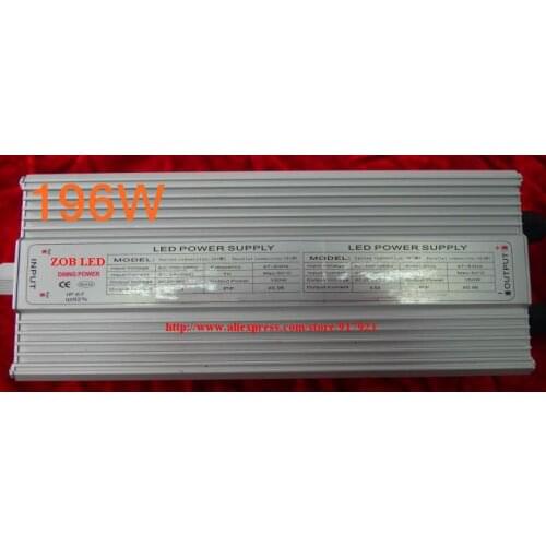 196w led driver, DC54V,4.2A,high power led driver for flood light / street light,IP65,constant current drive power supply