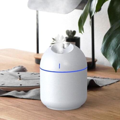 200ML Ultrasonic Mini Air Humidifier Aroma Essential Lamp LED Maker Anion USB Oil Fogger with For Home Diffuser Mist Car Ni G1C2